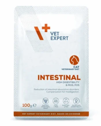 VetExpert Intestinal cat POUCH 12x100 g gatos