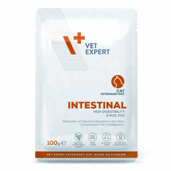 VetExpert Intestinal cat POUCH 12x100 g gatos