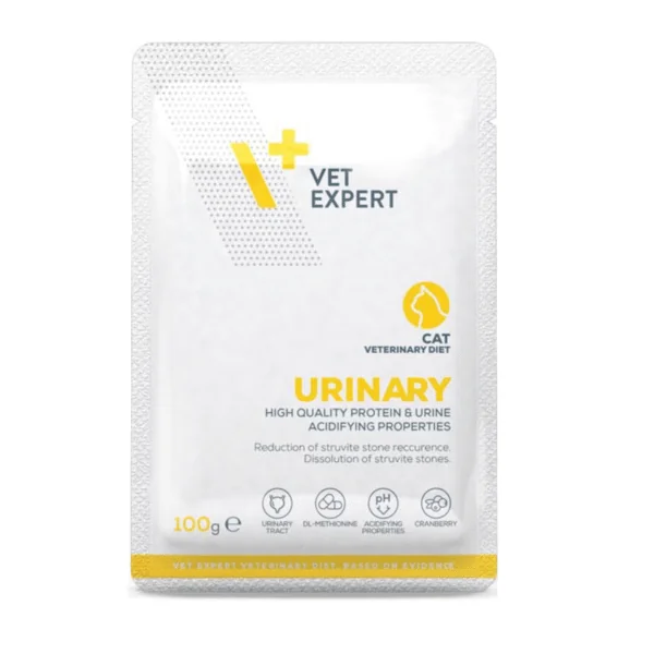 VetExpert Urinary cat pouch gatos 12x100 g