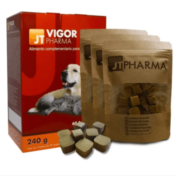 Vigor Pharma SNACKS vitaminas perros gatos 3x20x4 g