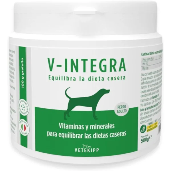 V-INTEGRA Perro Adulto Suplemento cocinada y Barf