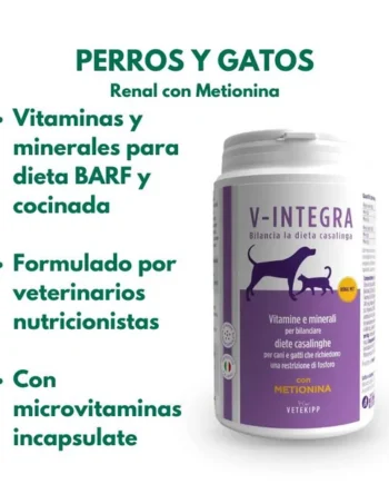 V-INTEGRA Renal Met con metionina Perros y Gatos