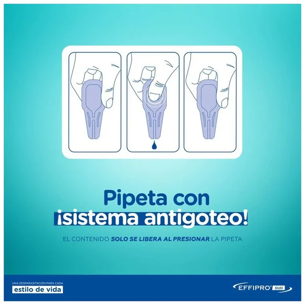 Virbac Effipro Duo Pipetas Antiparasitarias para Gatos 4 pipetas