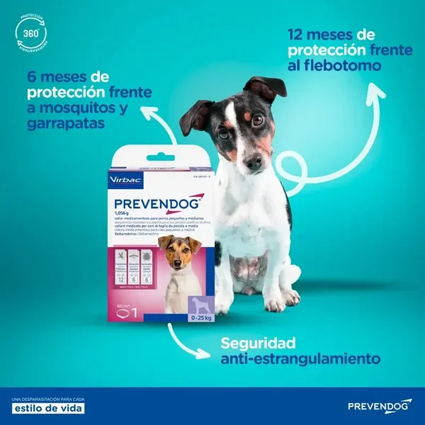 Virbac Prevendog Collar Antiparasitario para Perros