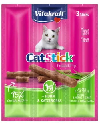 Vitakraft Cat Stick Mini Pollo y Hierba Gatera
