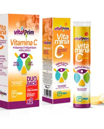 Vitamina C Efervescente Triple Acción | Pack Dúo 48 comprimidos
