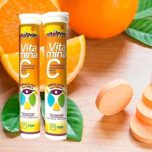 Vitamina C Efervescente Triple Acción | Pack Dúo 48 comprimidos