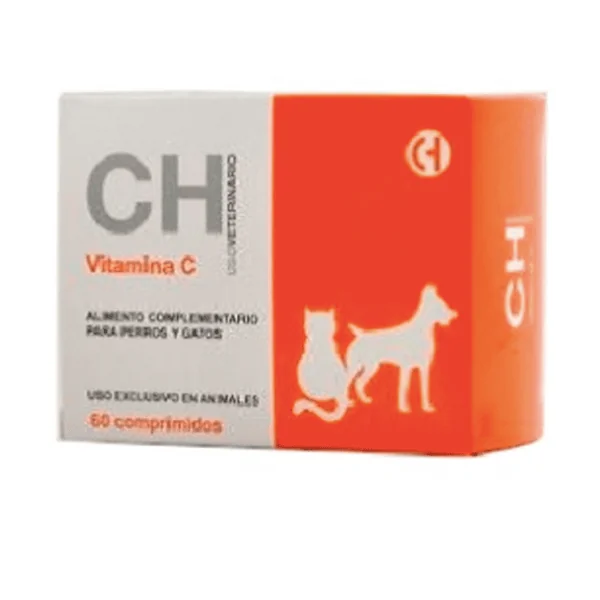 Vitamina C perros gatos 60 comprimidos