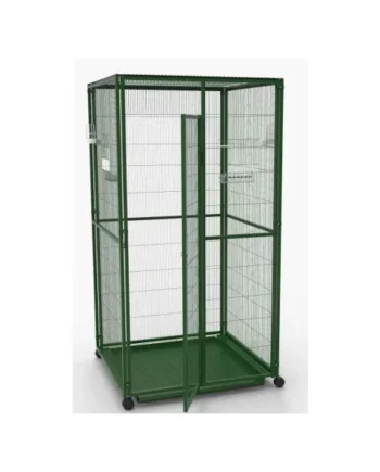 Voladero para pájaros 1m2 con ruedas