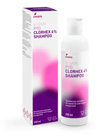 V-Skin Pyo Clorhex 4% shampoo perros gatos 250 ml