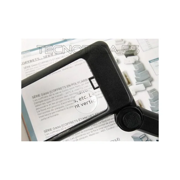 VTMG10. Lupa con luz, 2X/6X dioptrias