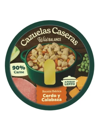 Wild Balance - Cazuela casera de Cerdo y Calabaza 280g