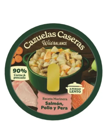 Wild Balance - Cazuela casera de Salmón, Pollo y Pera 280g