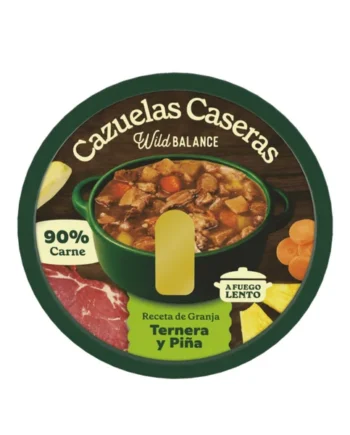 Wild Balance - Cazuela casera de Ternera y Piña 280g