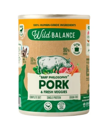Wild Balance Cerdo para Perros — Filosofía BARF Natural