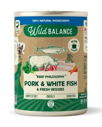 Wild Balance - Cerdo y Merluza (Filosofía BARF) 400g