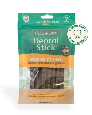 Wild Balance - Dental Sticks de Conejo, Camomila y Salvia (Estómagos Sensibles)