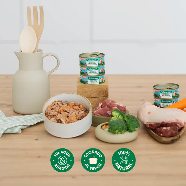 Wild Balance - Estofado de Mercado (Pollo, Pavo y Ternera) 80g