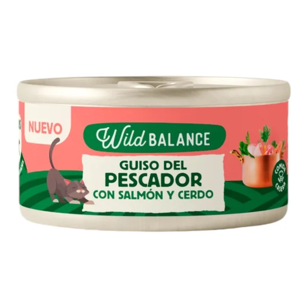 Wild Balance Guiso del Pescador para Gatos — Comida Húmeda BARF