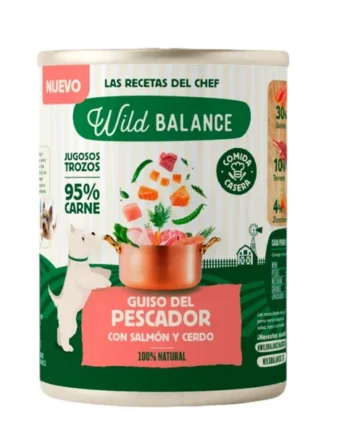 Wild Balance Guiso del Pescador para Perros — Comida Húmeda BARF