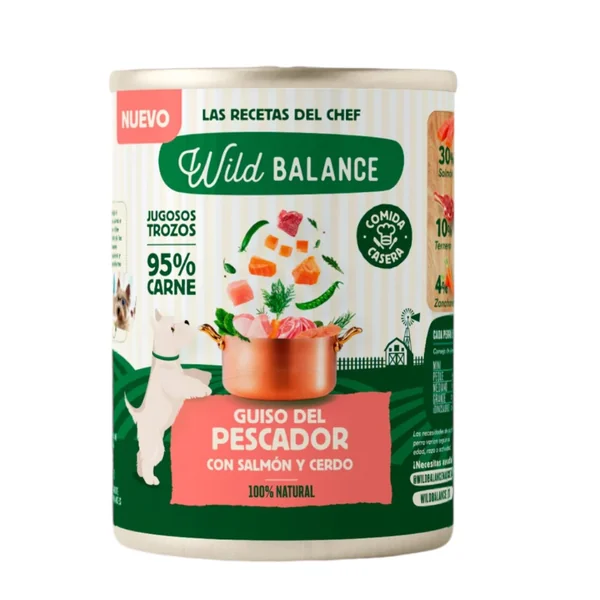 Wild Balance Guiso del Pescador para Perros — Comida Húmeda BARF