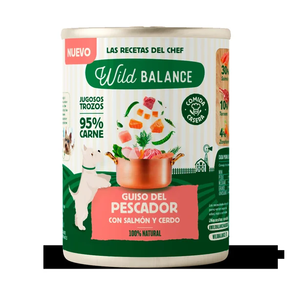 Wild Balance - Guiso del Pescador (Salmón y Cerdo) 400g