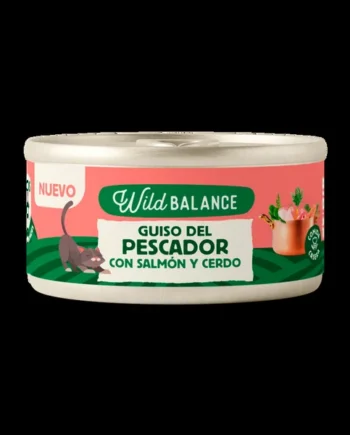 Wild Balance - Guiso del Pescador (Salmón y Cerdo) 80g