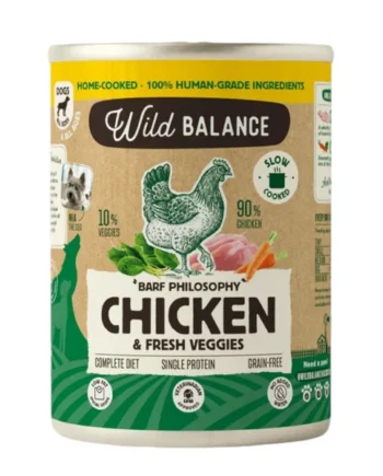 Wild Balance Pollo para Perros — Filosofía BARF Natural