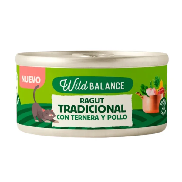 Wild Balance Ragout Tradicional para Gatos — Comida Húmeda Natural