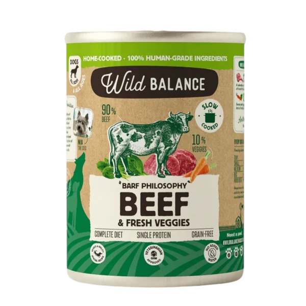 Wild Balance Ternera para Perros — Filosofía BARF Natural