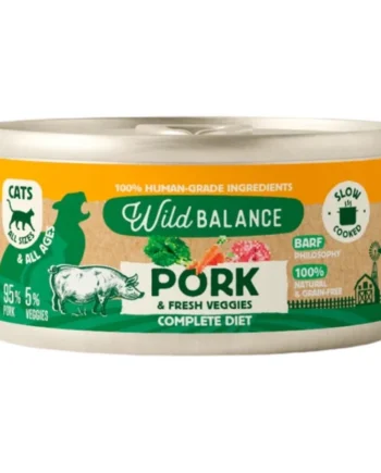 Wild Balance Wild Cerdo para Gatos 120gr — Filosofía BARF Natural