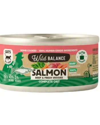 Wild Balance Wild Salmón y Ternera para Gatos 120gr — Filosofía BARF