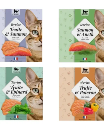 Williams - Tarrinas para gato HUMAN GRADE