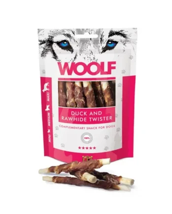 Woolf Snacks Rollitos Masticables de Pato para perros