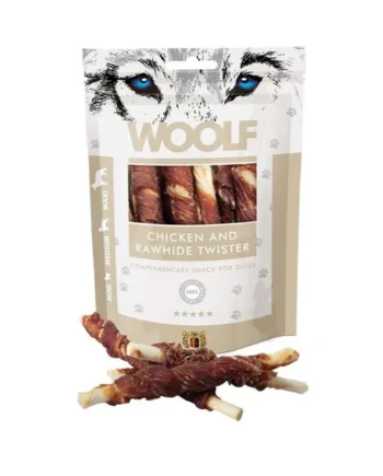 Woolf Snacks Rollitos Masticables de Pollo para perros – Snack natural