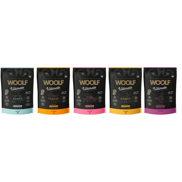 Woolf Ultimate - Pienso Semi-húmedo para Cachorros (Pato y Pavo)