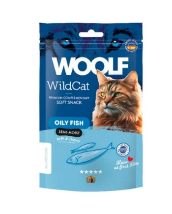 Woolf WildCat Snack Semihumedo de Pescado para Gatos