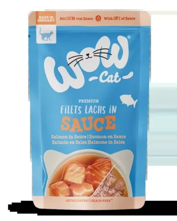 WOW Cat - Salmón en Salsa 85g