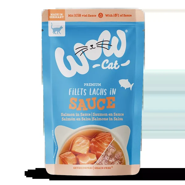 WOW Cat - Salmón en Salsa 85g