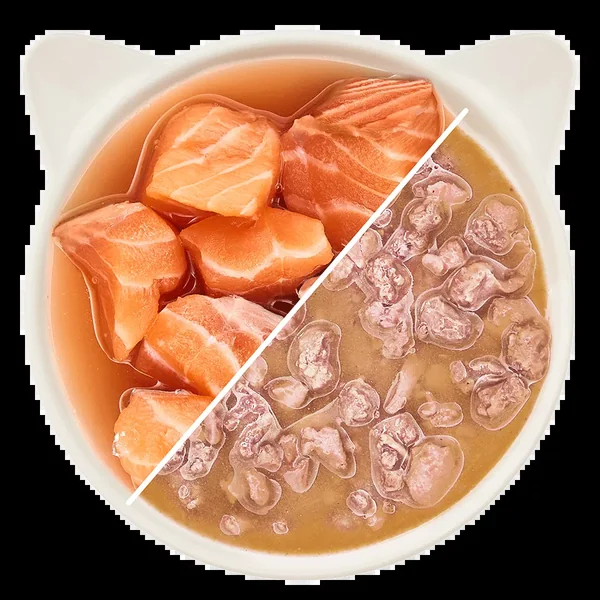 WOW Cat - Salmón en Salsa 85g
