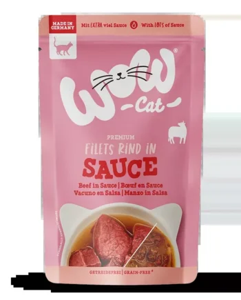 WOW Cat - Vacuno en Salsa 85g