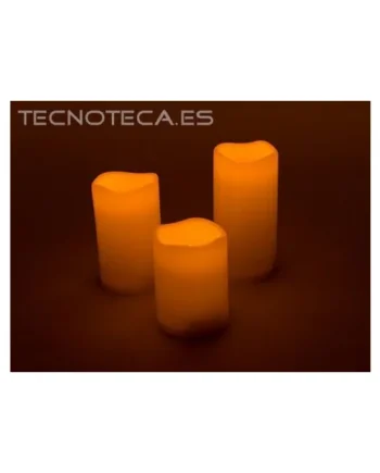 XMCL22. Conjunto de 3 VELAS con mando a distancia