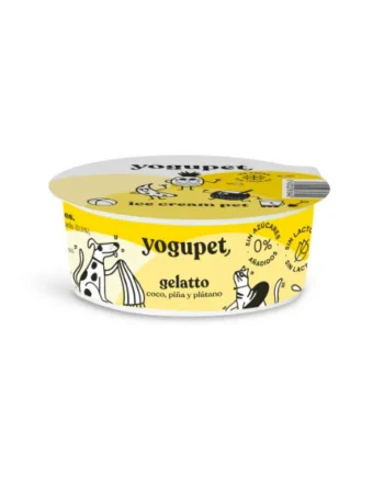 Yogupet Helado Coco, Piña y Plátano perros y gatos