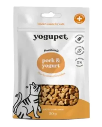 Yogupet Snacks Cerdo y Yogur para Gatos — Premio Natural