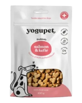 Yogupet Snacks Salmón y Kéfir para Perros — Snack Natural con Probióticos