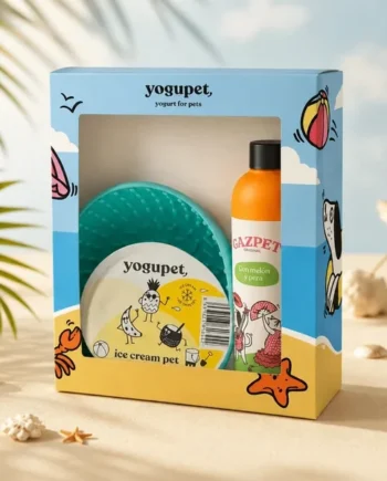 Yogupet Summerbox Helado + Gazpet + Yogubowl turquesa para Perros y Gatos