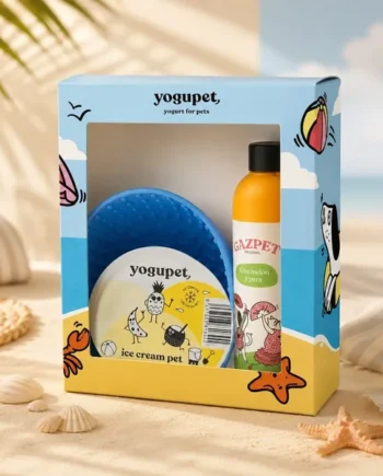 Yogupet Summerbox Helado Tropical + Gazpet + Yogubowl azul para Perros y Gatos