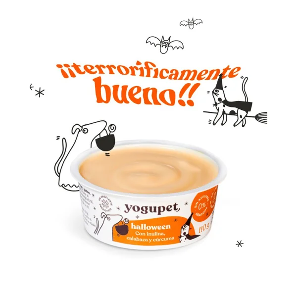 Yogupet Yogurt perros y gatos Pack de 2 edición Halloween