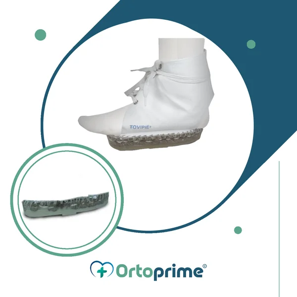 Zapato para escayola Rehabilitación con Suela Plana Talón
