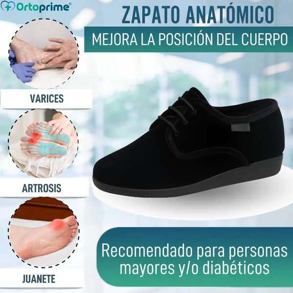 Zapatos Anatómicos de Terciopelo Confort